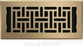 Decor Grates Metal Oriental Decorative Air Vent Cover 4x10 Floor Register – by DecorGrates