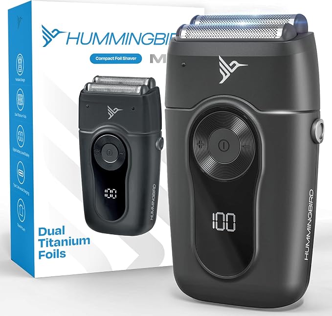 HUMMINGBIRD MK2 Compact Foil Shaver – No Nick, No Cut, No Razor Burn Face Shaver by HUMMINGBIRD
