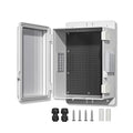 Outdoor Waterproof Electrical Junction Box, ABS Water Resistant Enclosure by smartpoeswitch