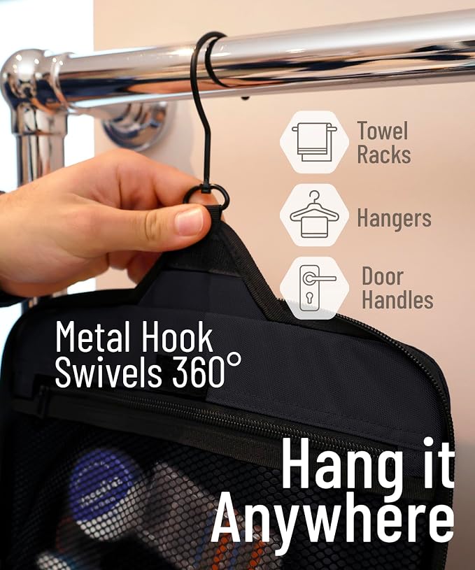 DD D&D Wanderlust D&D Hanging Travel Toiletry Bag - Image 4