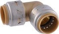 SharkBite Max 3/4 Inch 90 Degree Elbow, Push to Connect Brass Plumbing Fitting by SharkBite