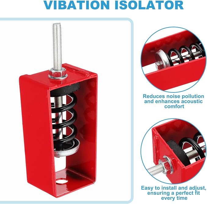 PATIKIL Ceiling Spring Vibration Isolator Hangers, 4 Pack 176lbs Mechanical - Image 3