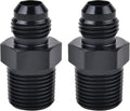 EVIL ENERGY 8AN Male Flare to 1/2" NPT Pipe Fitting Adapter Aluminum Straight by EVILENERGY
