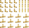 36 Pack Foskan 3/4 Inch PEX Barb Crimp Fittings Set | 12 Pieces Each:Elbow by Unknown