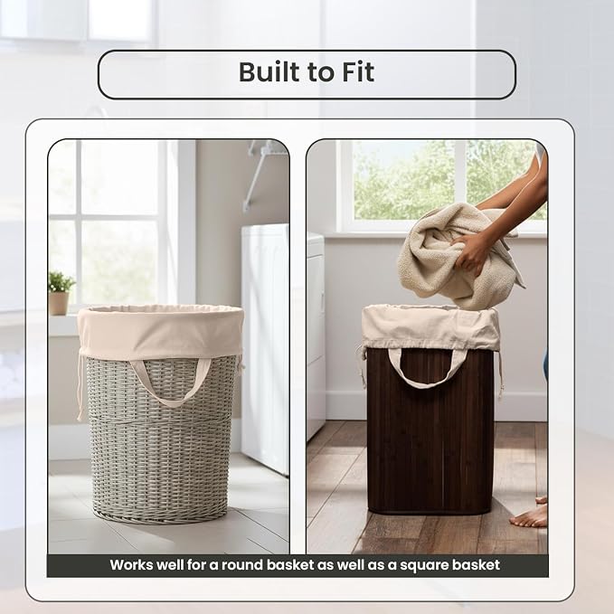 LFH Home Cotton Canvas Extra Large Laundry Bag - Image 7