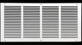 24"w X 12"h Steel Return Air Grilles by HVACPremium