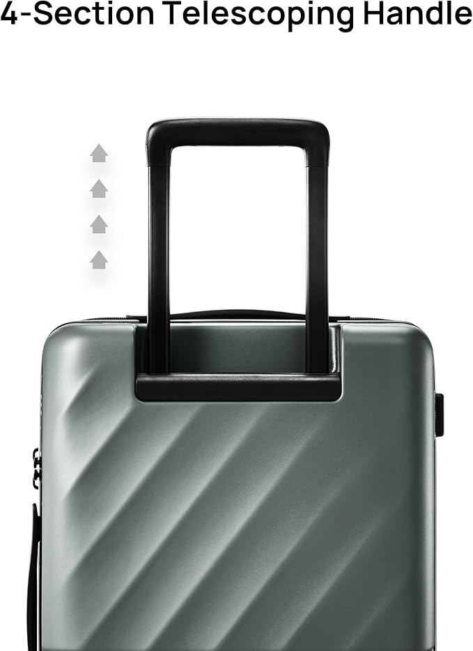 NINETYGO Trunk Luggage 26 Inch, Medium Checked Luggage - Image 4