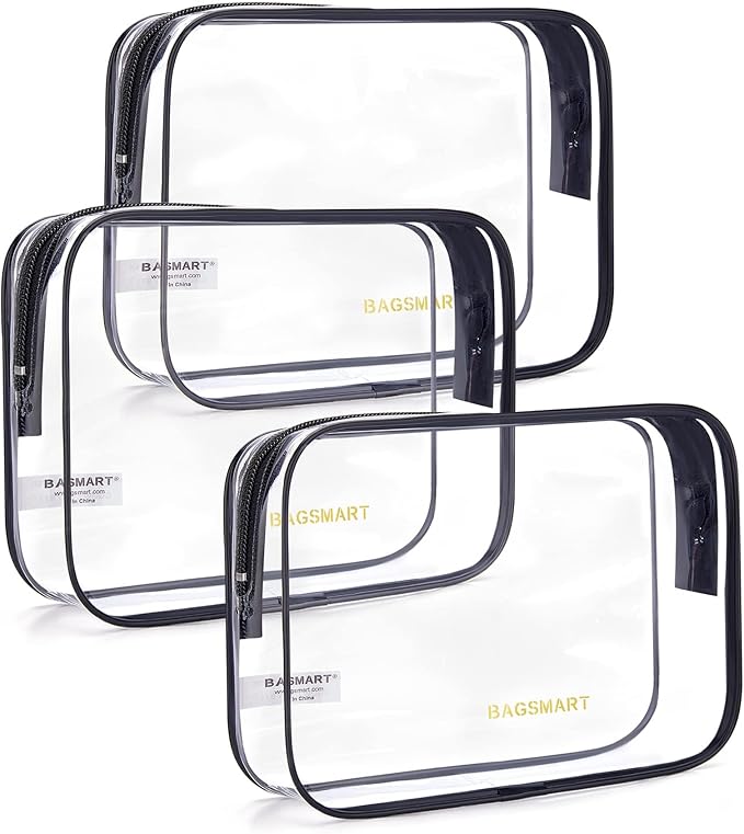 BAGSMART Clear Toiletry Bag by BAGSMART