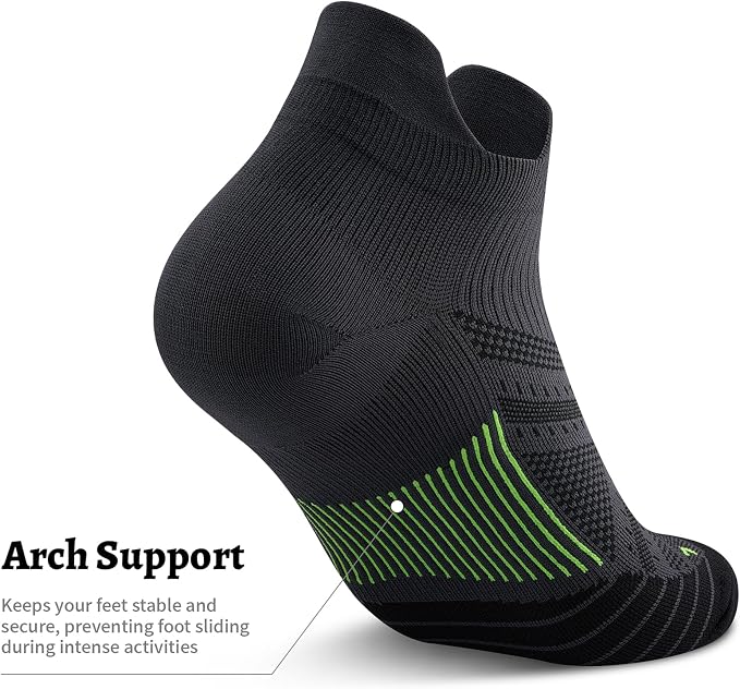 PAPLUS Ankle Compression Sock for Men and Women 2/4/6 Pairs, Low Cut - Image 4