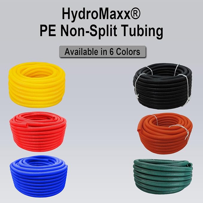 Flexible Polyethylene HDPE Non-Split Corrugated Wire Loom Tubing - Image 4