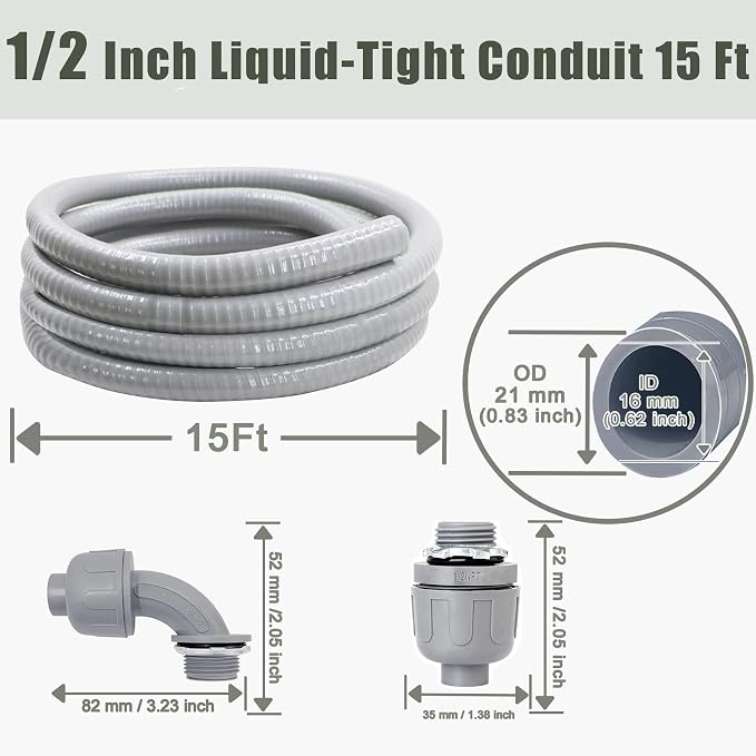 Liquid-Tight Conduit and Connector Kit - Image 2