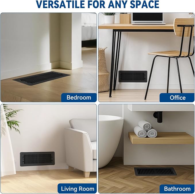 4" x 12" Floor Register Vent Covers 10-Pack - Image 7