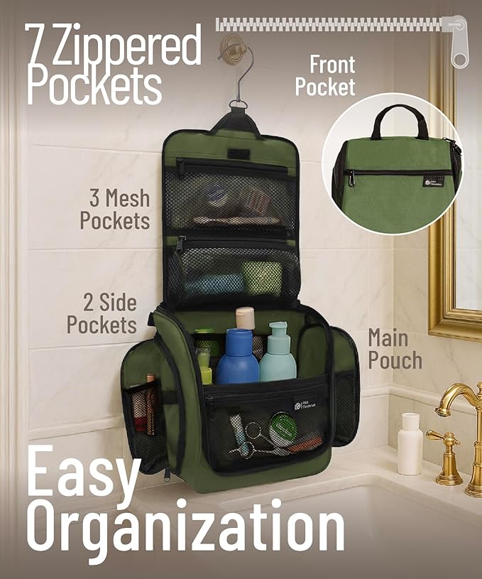 DD D&D Wanderlust D&D Hanging Travel Toiletry Bag - Image 2