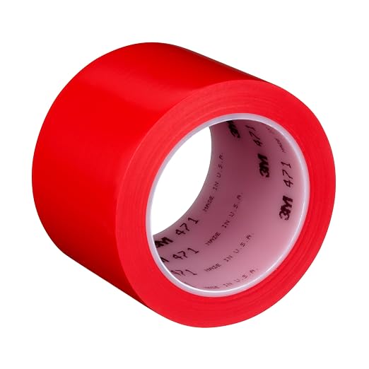 3M Vinyl Tape 471, 3 in x 36 yd, 1 Roll by 3MIndustrial