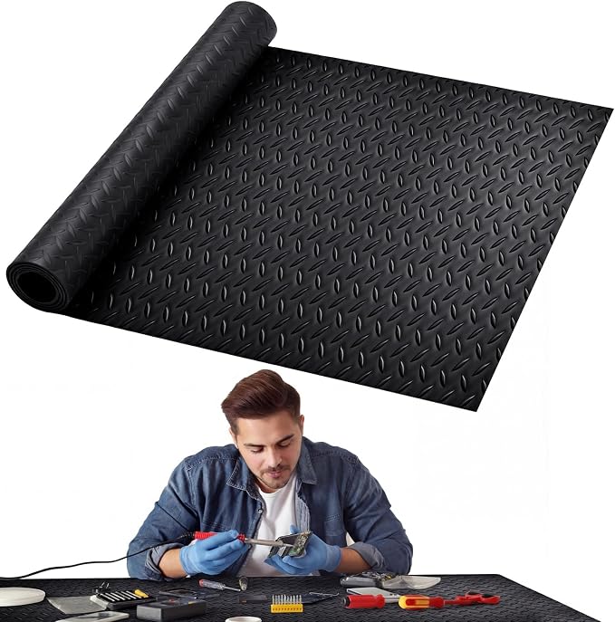 Leinuosen Extra-Long Workbench Mat 24" x 94.5", Scratch-Resistant PVC Work by Leinuosen