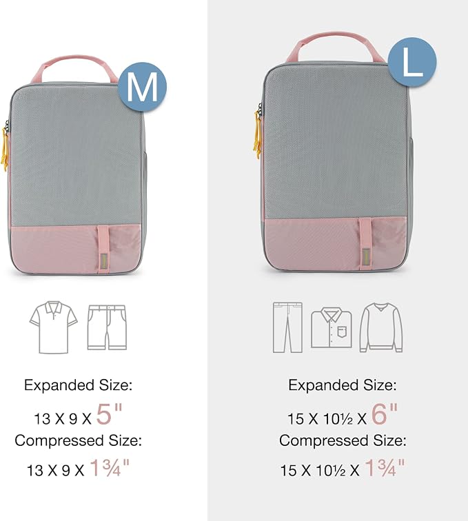 BAGSMART 6 Set /4 Set/2 Set Compression Packing Cubes - Image 2