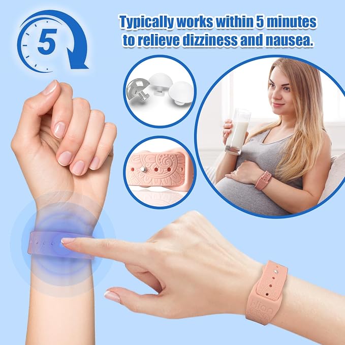 Hion Motion Sickness Bracelets Sea Sickness Wristbands - Image 5