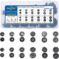 110pcs Auto Body Sheet Metal Hole Plugs Assortment Flush Mount Black Plastic by OAUTOO