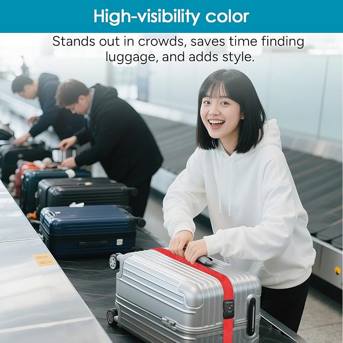 Travel Inspira Luggage Straps for Suitcases - Image 4