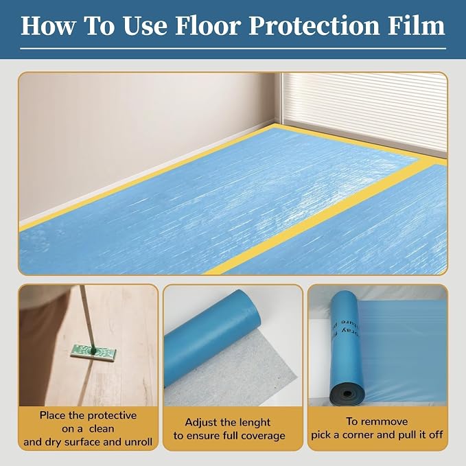 40 Inch x 168 Feet Temporary Floor Protection, 560 Sq Ft Coverage - Image 4