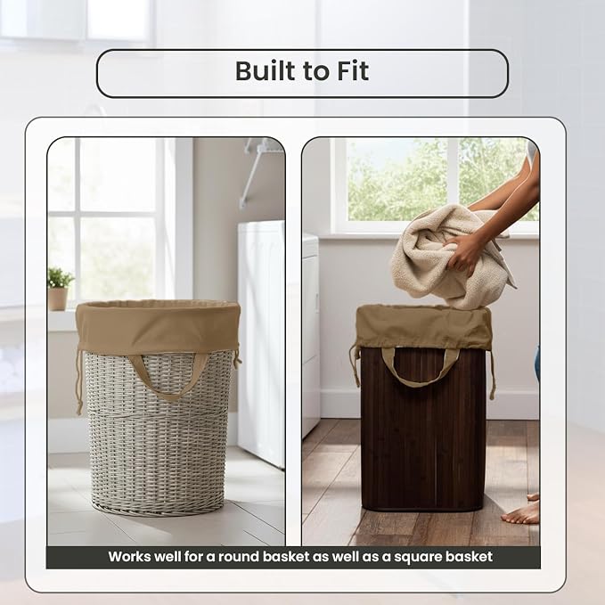 LFH Home Cotton Canvas Large Laundry Bag - Image 7