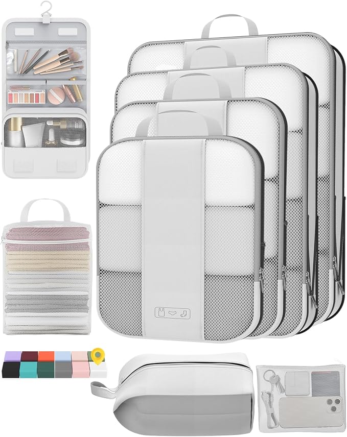 8 Set Compression Packing Cubes by OlarHike