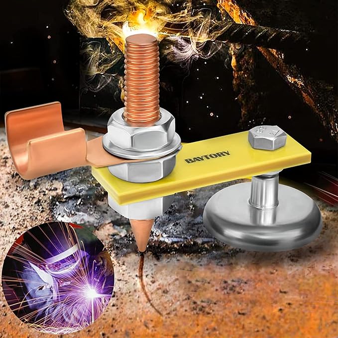 BAYTORY Upgrade Magnetic Welding Support Ground Clamp Tools, 2-Piece Single - Image 2