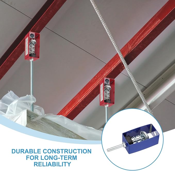 PATIKIL Ceiling Spring Vibration Isolator Hangers, 8 Pack 22lbs Mechanical - Image 4