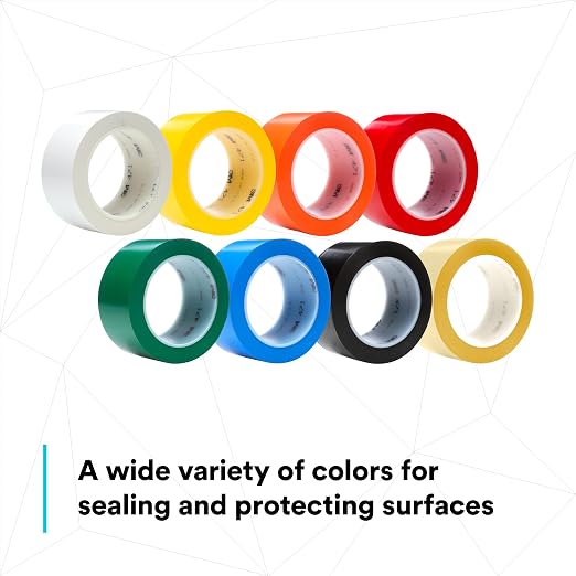 3M Vinyl Tape 471, 48 in x 36 yd, 1 Roll - Image 7