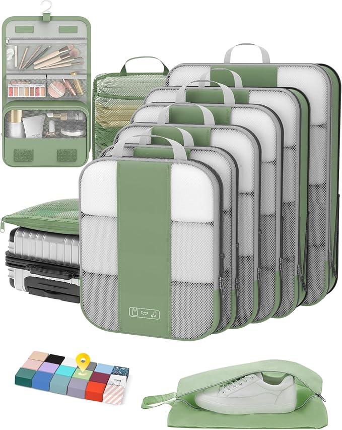 10 Set Compression Packing Cubes by OlarHike