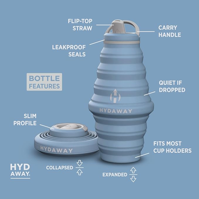 HYDAWAY 25oz Collapsible Water Bottle - Image 5