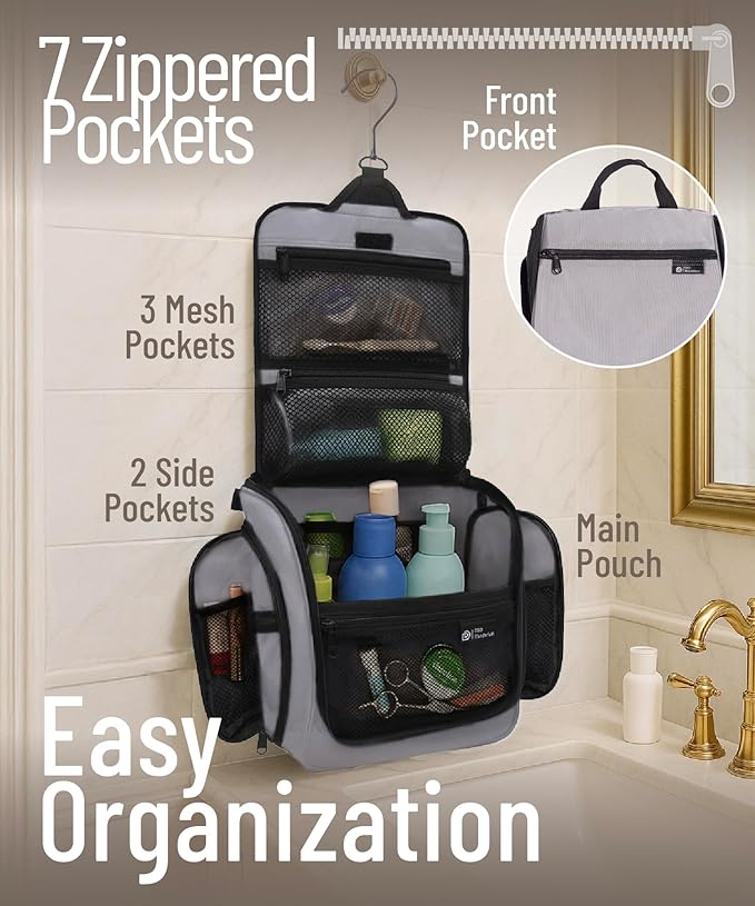 DD D&D Wanderlust D&D Hanging Travel Toiletry Bag - Image 3