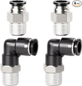 TAILONZ PNEUMATIC Elbow and Straight Combination 5/16 Inch Tube OD x 1/8 Inch by TAILONZPNEUMATIC
