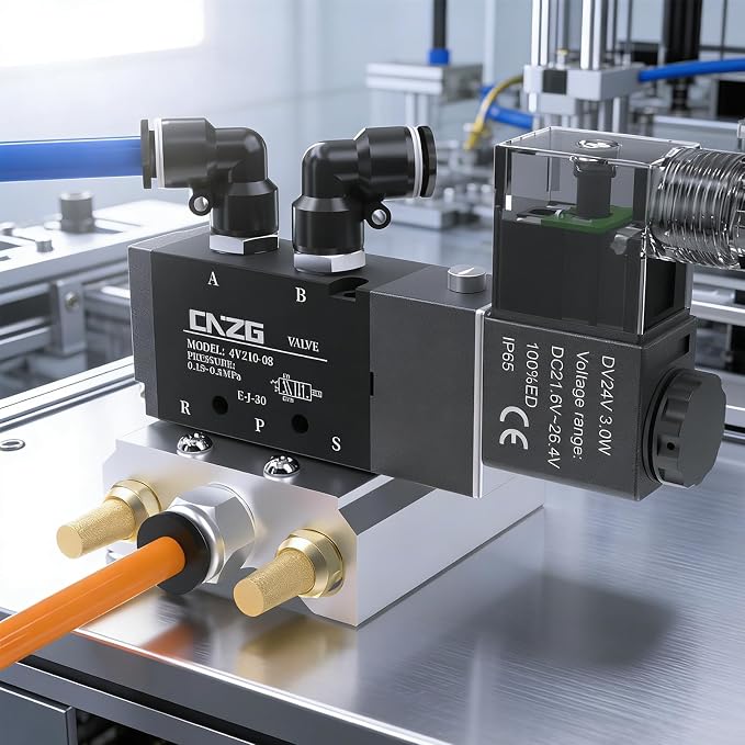 1/4 Push to Connect Fittings npt Thread to 3/8 Air Line Quick | Pneumatic - Image 4