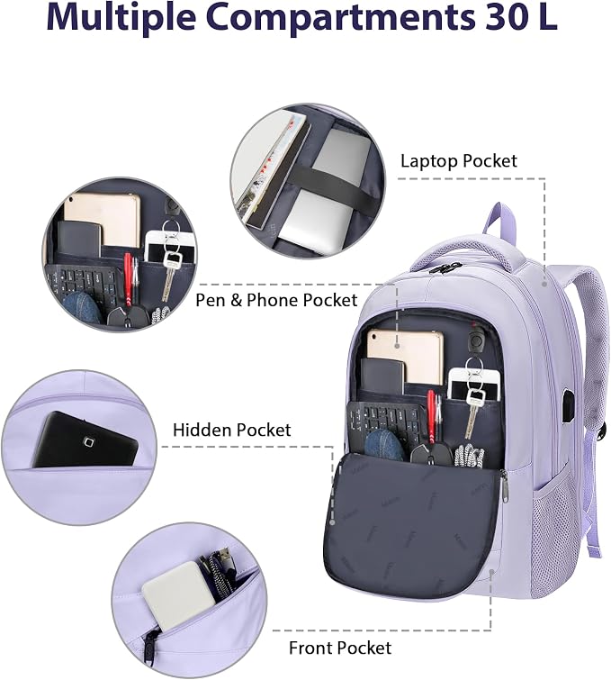 MATEIN Large 17 Inch Laptop Backpack - Image 8