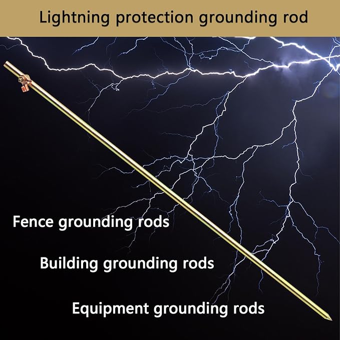 3 Pcs Grounding Rod, Diameter 1/2 inch Length 4ft Electrical Grounding bar - Image 5