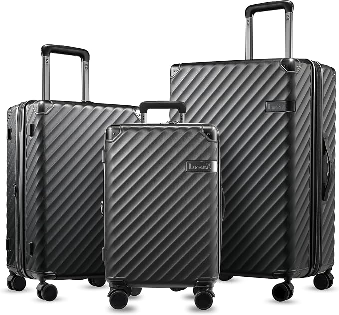 LUGGEX Luggage with Spinner Wheels, Polycarbonate Expandable Hard Shell Suitcase by LuggeXLUGGAGE