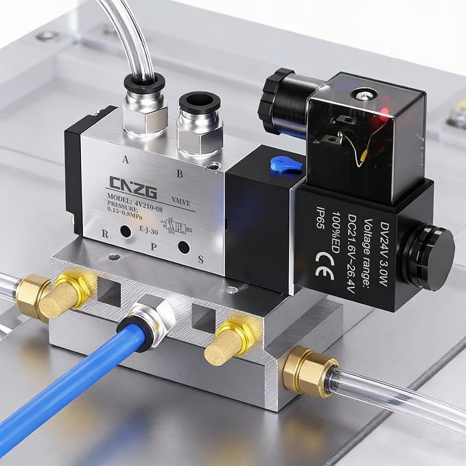 3/8 Push to Connect Fittings npt Thread to 1/4 Air Line Quick | Pneumatic - Image 4