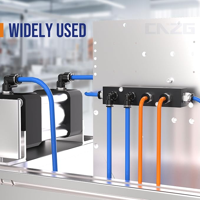 1/8 Push to Connect Fittings npt Thread to 3/8 Air Line Quick | Pneumatic - Image 5