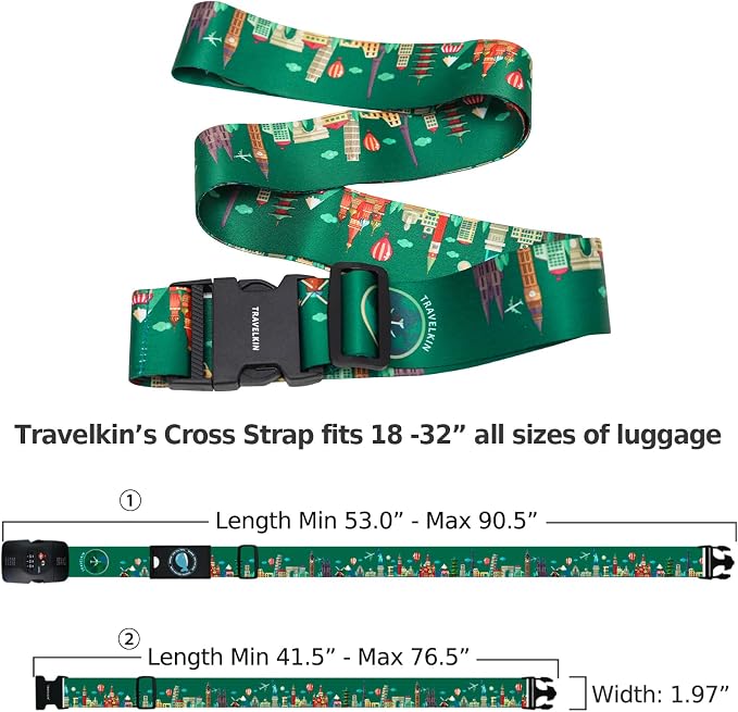 Travelkin Luggage Straps TSA Approved - Image 4