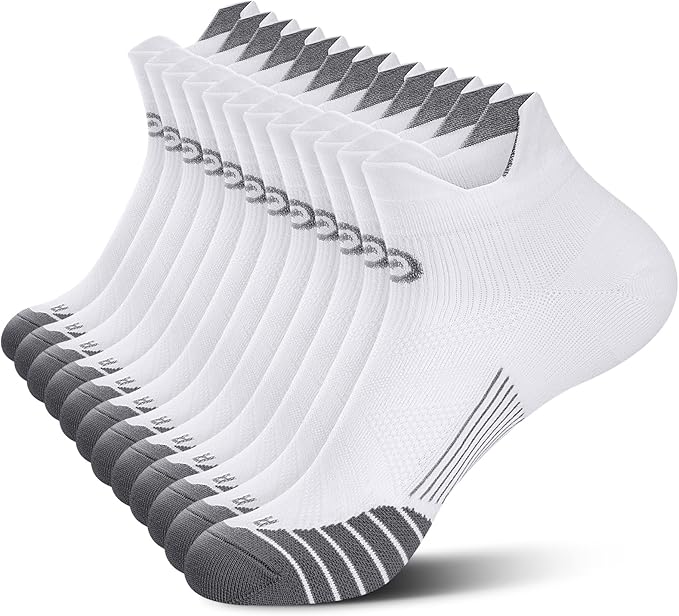 PAPLUS Ankle Compression Sock for Men and Women 2/4/6 Pairs, Low Cut by PAPLUS