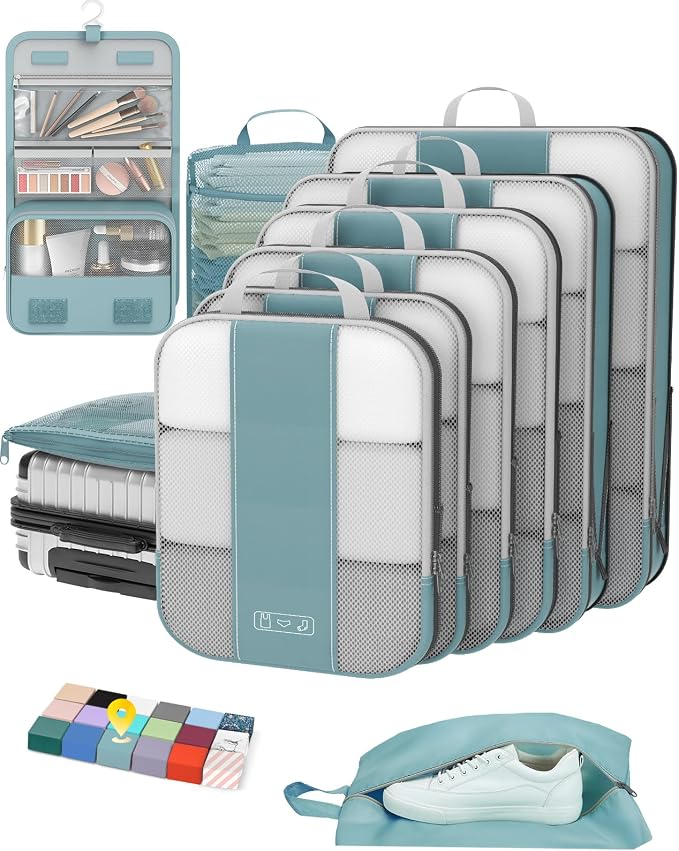 10 Set Compression Packing Cubes by OlarHike
