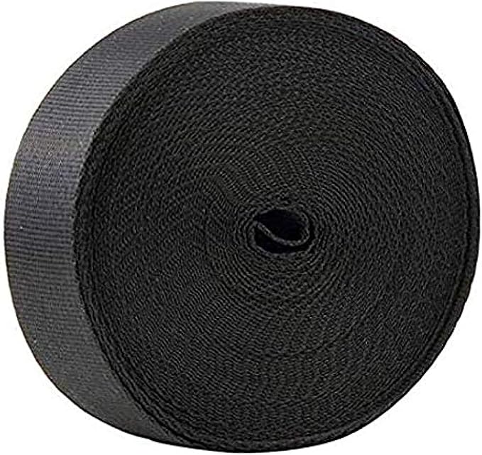 10 Yards 1 Inch Wide Black Nylon Heavy Duty Webbing Strap by Unknown