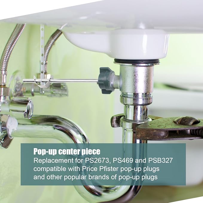 Sink Ball/Pivot Rod Replacement Parts Bathroom Sink Drain Stopper Kit - Image 3