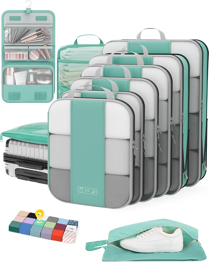 10 Set Compression Packing Cubes by OlarHike