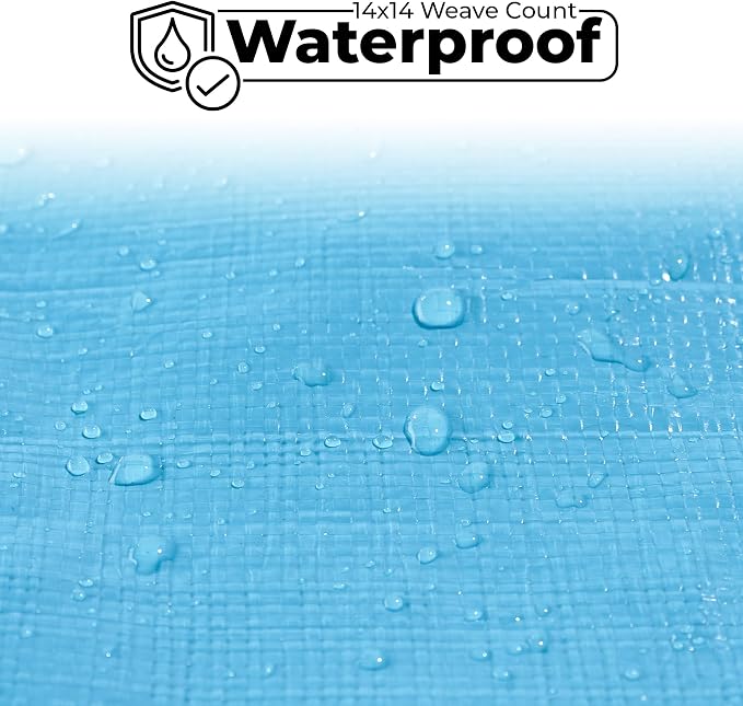 Tarps Heavy Duty Waterproof 12x20-12 mil Thick Camping Tent - Image 5