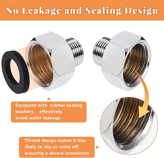 Water Line Adapter, Leak-Proof Connector - Image 3