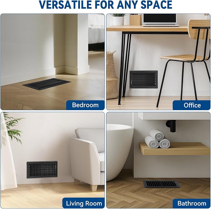 6" x 14" Floor Register Vent Covers 2-Pack - Image 7