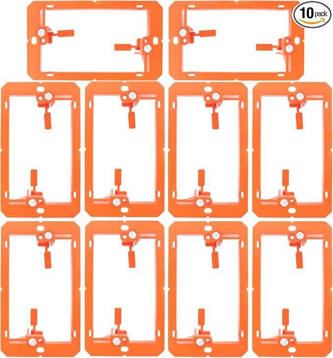 Low Voltage Mounting Bracket for Cables Pass Through, 10 Pack, Keystone Wall by XGGYA