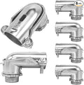 6 PCS 90° Squeeze Connectors AC/MC/Flex Metal Conduit Fitting 3/4 Inch by Tewloss